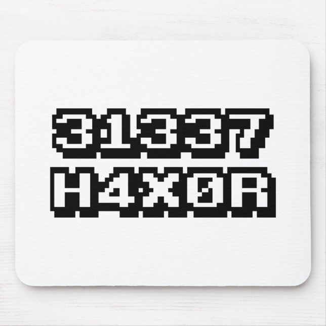 31337 H4X0R MOUSEPAD (Vorne)