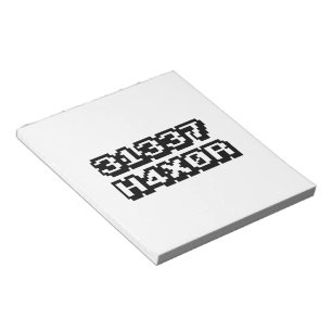31337 H4X0R NOTIZBLOCK