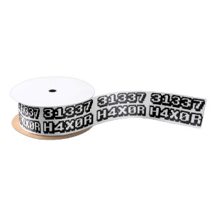 31337 H4X0R SATINBAND