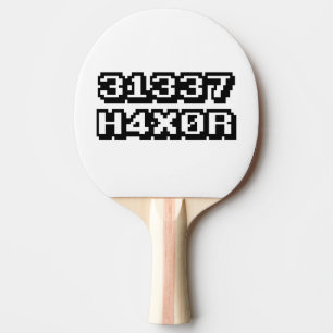 31337 H4X0R TISCHTENNIS SCHLÄGER