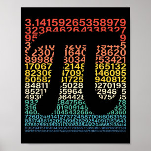 314 Zahlensymbol für Kinder Jungen Lehrer Männer F Poster