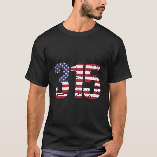 315 New York Area Code T-Shirt (Vorderseite)
