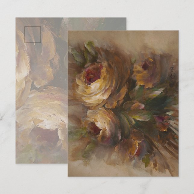 315 Rosen op3 Postkarte (Vorne/Hinten)