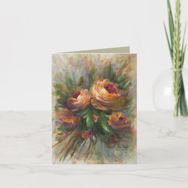 315 Roses 4 x 5.6 Dankeskarte (Vorderseite)