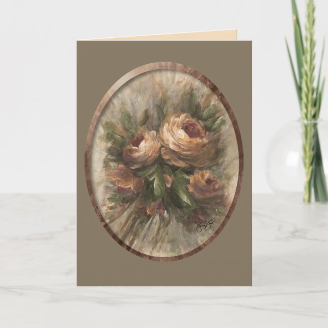 315 Roses Op2 5 x 7 Karte (Vorderseite)