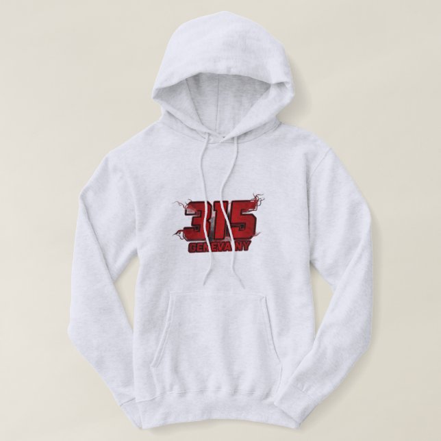 315 Sweat à capuche né et élevé à Geneva NY (Design devant)