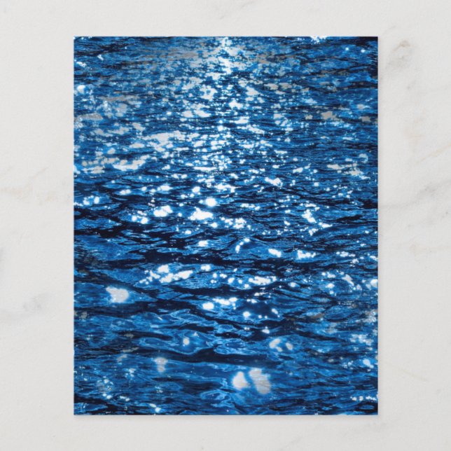 316143 BLAUE OZEAN RIPPLES NATUR SCHÖNHEIT HINTERG FLYER (Vorne)