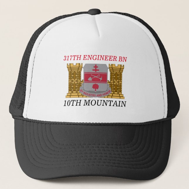 317TH CASQUETTE de MONTAGNE de BATAILLON (Devant)
