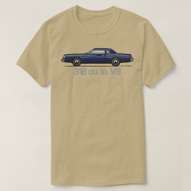318 Dunkelblau T-Shirt (Design vorne)
