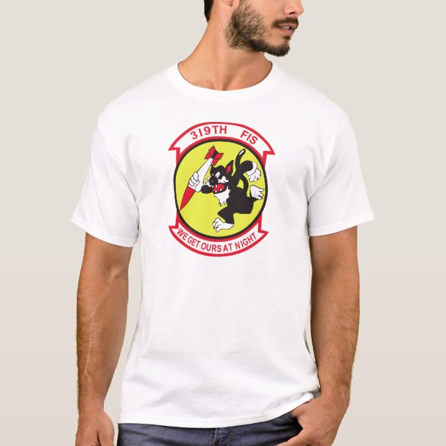 319th Kämpfer-Auffänger-Geschwader T-Shirt (Vorderseite)