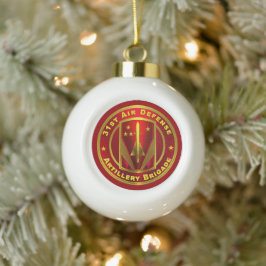 31. Brigade der Luftwaffenartillerie Keramik Kugel-Ornament