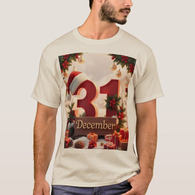 31. Dezember T-Shirt (Vorderseite)