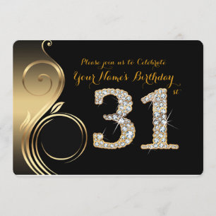 31., Einladung zum Geburtstag, Nummer Diamond, Fot