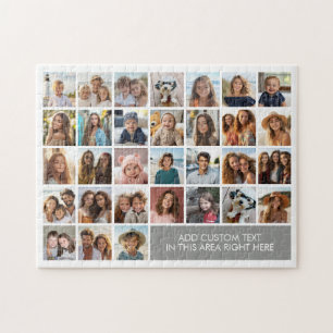 31 Foto-Collage-Raster - Textfeld - grau