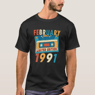 31 Jahre alte Geschenke lehnen seit Februar 1991 3 T-Shirt