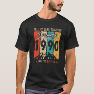 31 Jahre alte Vintage Dezember 1990 Lustige 31. Ge T-Shirt