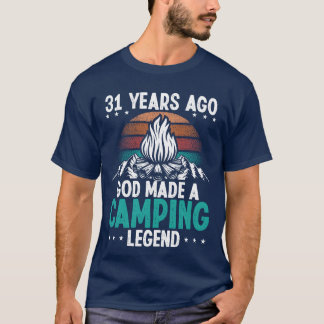 31-jähriger Camping-Legende Scout 31Geburtstag Cam T-Shirt
