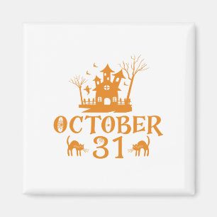 31. Oktober-halloween-oktober-beängstigend-spooky Magnet