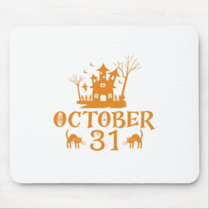 31. Oktober-halloween-oktober-beängstigend-spooky- Mousepad