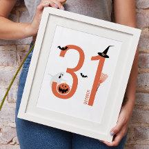 31. Oktober | Spooky Witch Hat, Ghost