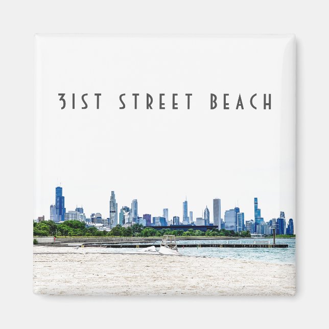 31st Street Beach Chicago Magnet (Vorne)