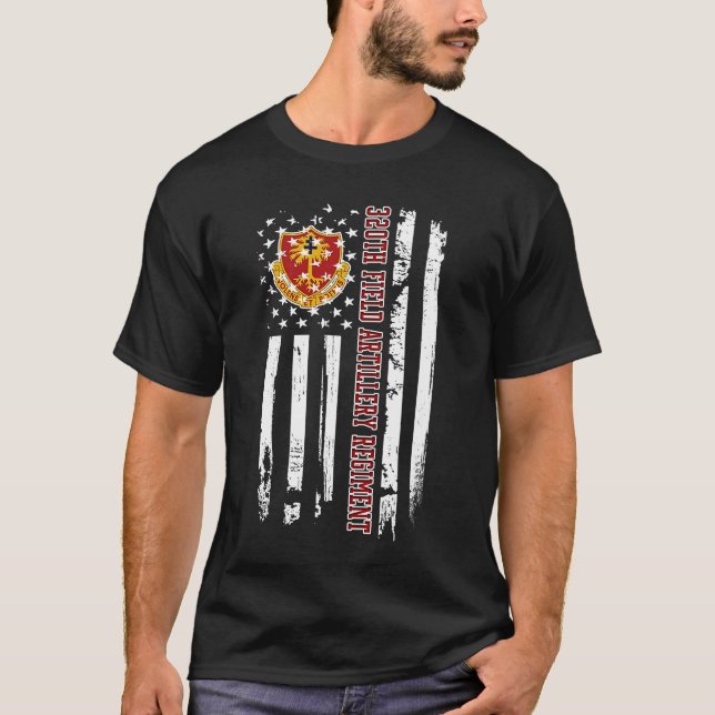 320. Field Artillery Regiment Veteran Veterans Da T-Shirt (Vorderseite)