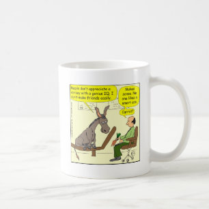 321 intelligenter a$$ Cartoon des Eselgenies Farb Kaffeetasse