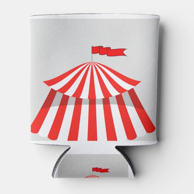 3224Circus Zelt-Symbol Dosenkühler (Vorderseite)
