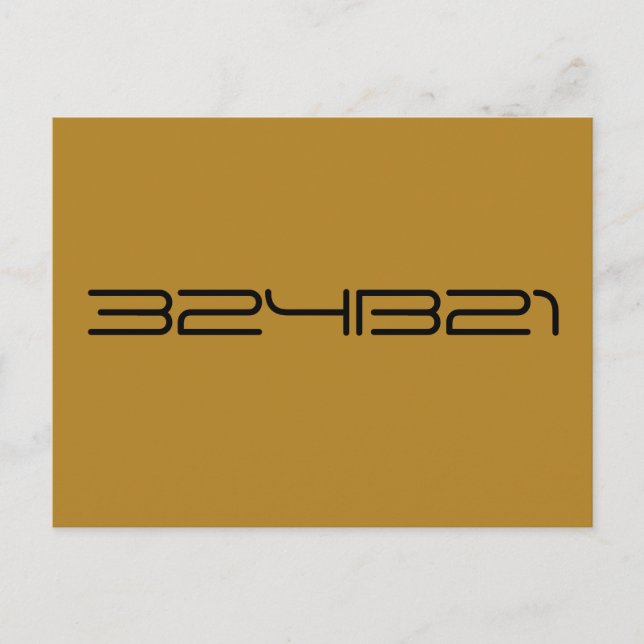 324B21 Cosima-Nummer Orphan Black Postkarte (Vorderseite)