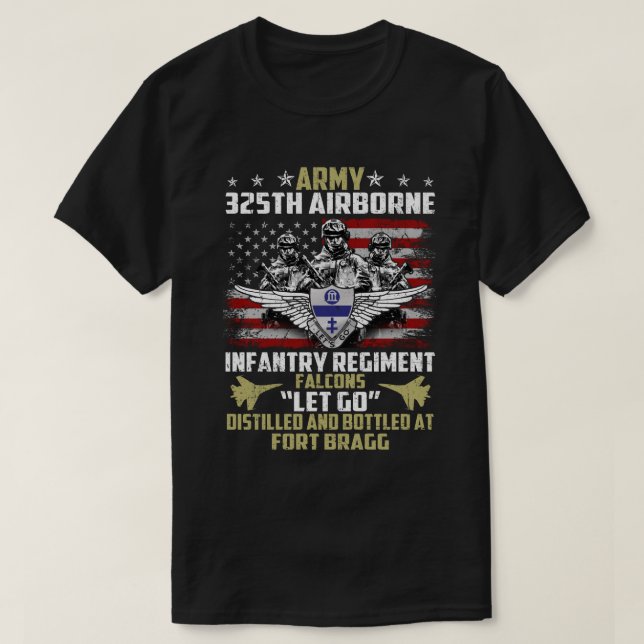 325th Airborne Infantry Regiment  T-Shirt (Design vorne)