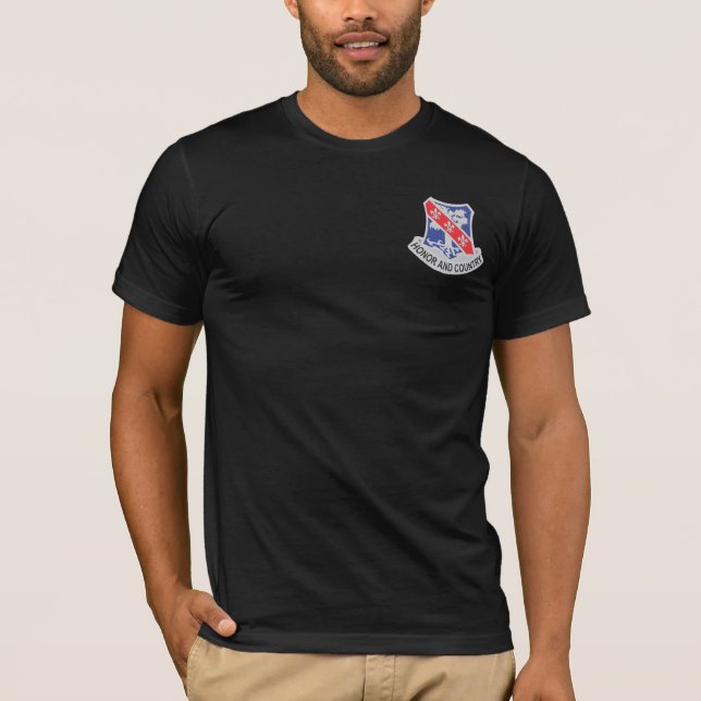327th PIR DUI + T-shirts aéroporté d'ailes (Devant)