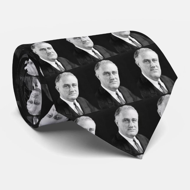 32 Franklin Delano Roosevelt Krawatte (Gerollt)
