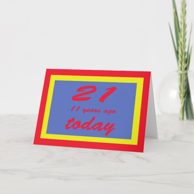 32 Geburtstag Karte (Vorderseite)