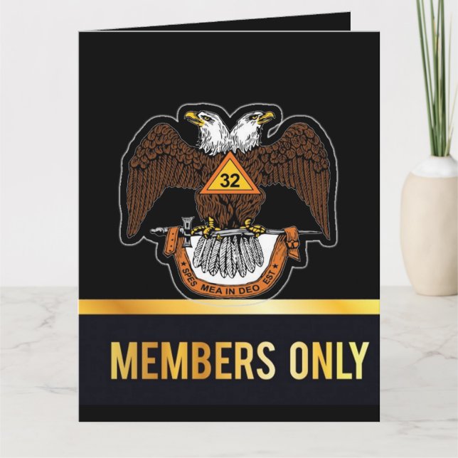 32-Grad-Begrüßung Karte (Vorderseite)