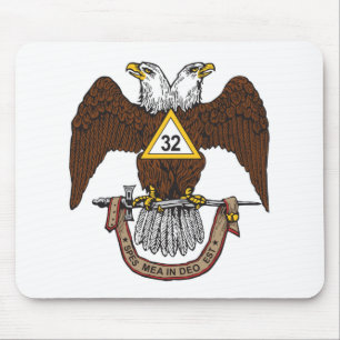 32. Grad Schottischer Ritus Brauner Adler Mousepad
