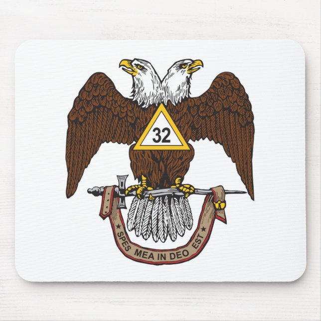 32. Grad-schottischer Ritus Brown Eagle Mousepad (Vorne)