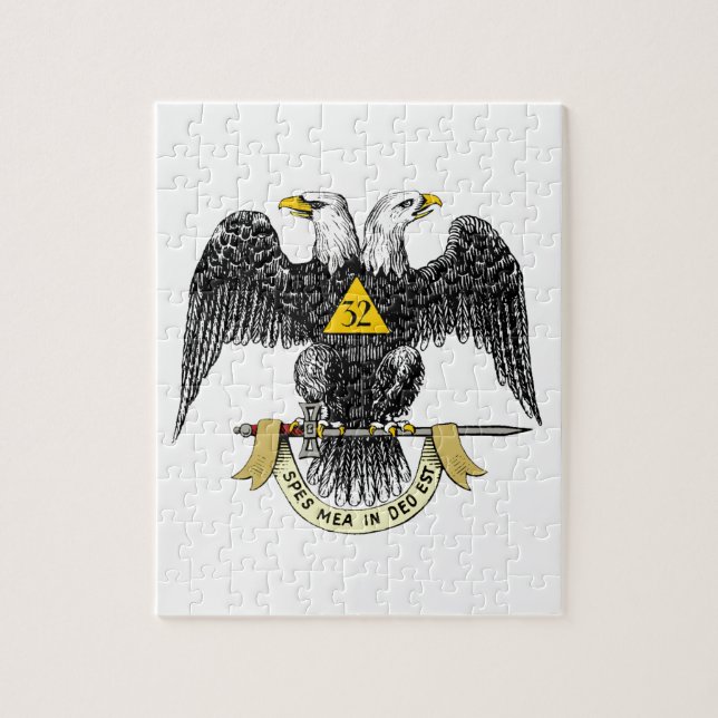 32. Grad-schottisches Ritus-Schwarzes Eagle (Vertikal)