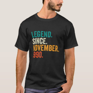 32 Jahre alte Legende seit November 1990 32. Gebur T-Shirt