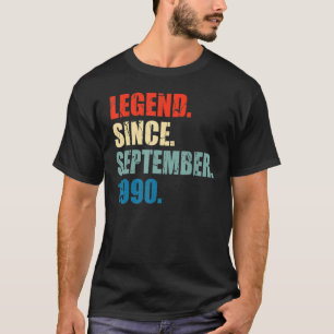 32 Jahre alte Legende seit September 1990 32. Bir T-Shirt