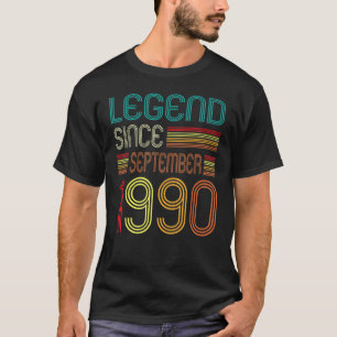 32 Jahre alte Legende seit September 1990 32. Bir T-Shirt