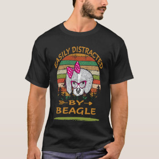 32 Leicht Ablenkbar Durch Beagle T-Shirt
