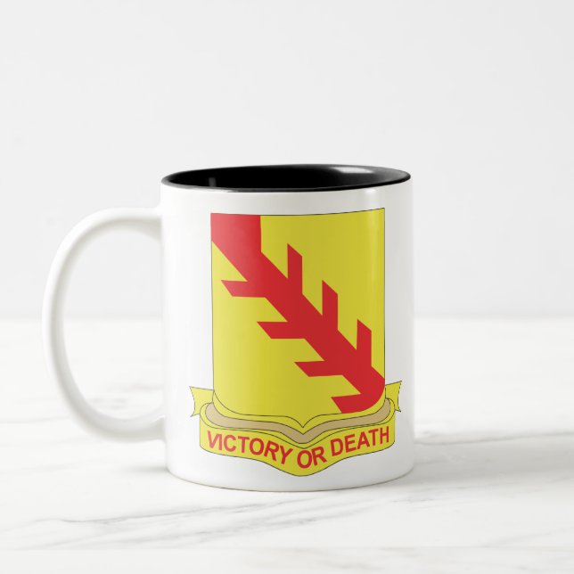 32. Rüstungs-/Kavallerie-Kaffee-Tasse Zweifarbige Tasse (Links)