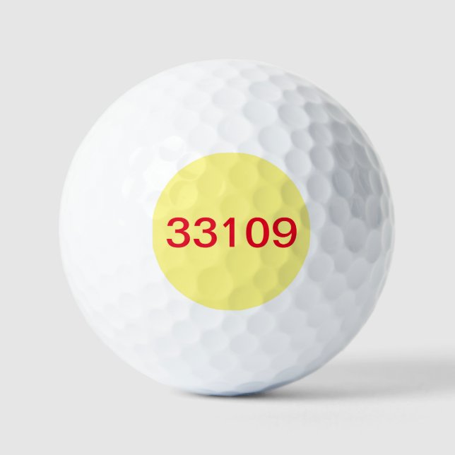 33109 GOLF BALL MIAMI BEACH FLORIDA (Vorderseite)