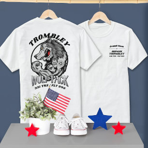 331 Wolf Pack Luftwaffe BMT Abschluss LICHT Farbe T-Shirt