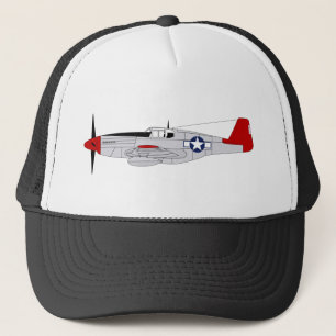 332. Kampfgruppe - Rote Schwanz - Tuskegee Airmen Truckerkappe