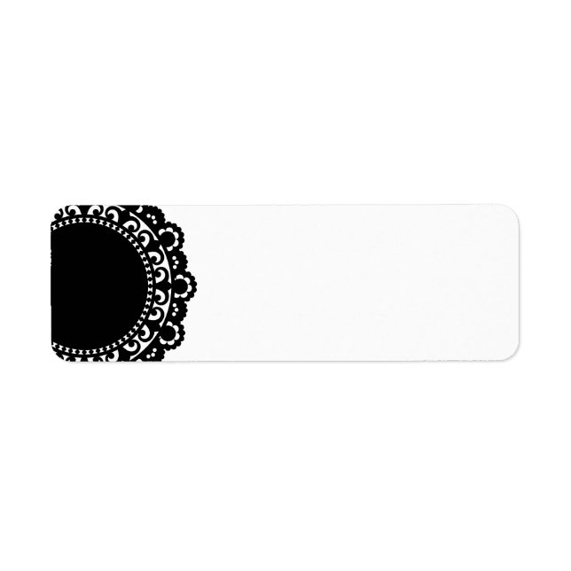 3332__doily-shape-1 BLACK WHITE CIRCLE SHAPES DOIL (Vorne)