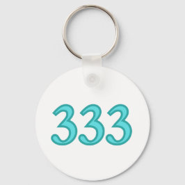 333 Engelszahl Spirituelle Wahrnehmung Schlüsselanhänger
