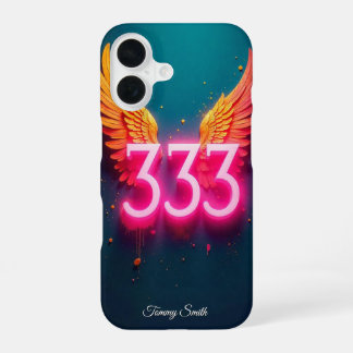 333 Manifestation der Engel-Nummer - positive Ener iPhone 16 Hülle