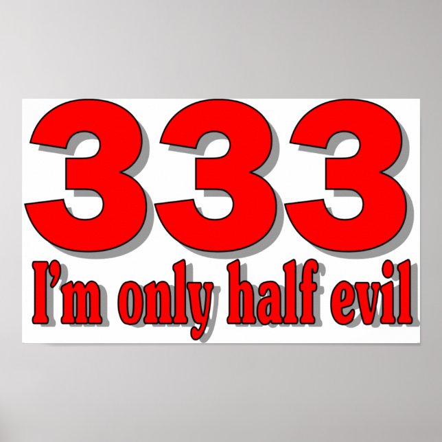 333 Poster (Vorne)