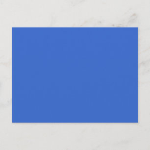 3366CC Solid Blue Background Color Template Postkarte